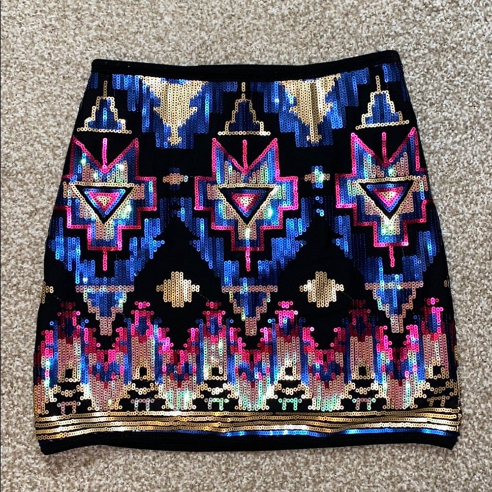Sequin skirt